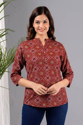 Anushil women's kurti & tops|stylish, latest cotton kurti, top collection|trendy, short & stylish kurti & tops 1