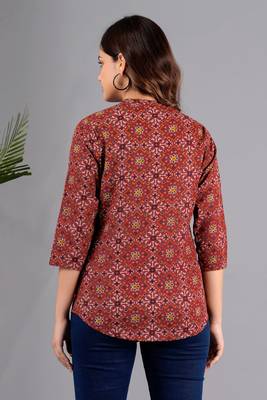 Anushil women's kurti & tops|stylish, latest cotton kurti, top collection|trendy, short & stylish kurti & tops 4