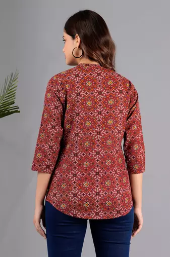 Anushil women's kurti & tops|stylish, latest cotton kurti, top collection|trendy, short & stylish kurti & tops