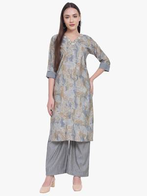 Grey Modal Viscose Co-Ord Set 1