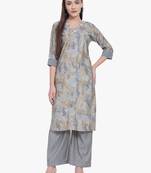 Grey Modal Viscose Co-Ord Set