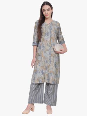 Grey Modal Viscose Co-Ord Set 5