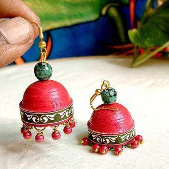 Quilled hanging  jhumkas 21 2