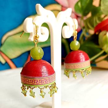 Quilled hanging  jhumkas 22 1
