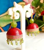 Quilled hanging  jhumkas 22