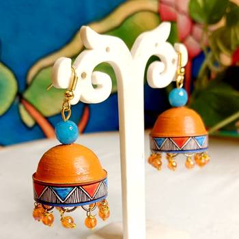 Quilled hanging  jhumkas 23 1
