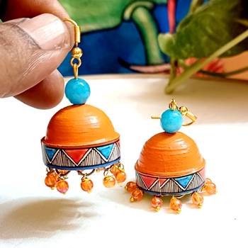 Quilled hanging  jhumkas 23 2