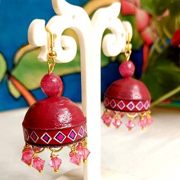 Quilled hanging  jhumkas 25 1