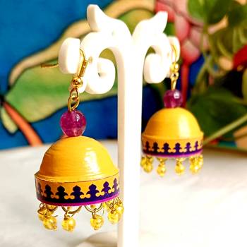 Quilled hanging  jhumkas 26 1