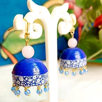 Quilled hanging  jhumkas 28 1