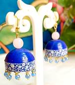 Quilled hanging  jhumkas 28