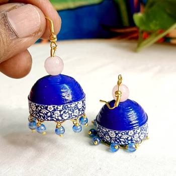 Quilled hanging  jhumkas 28 2