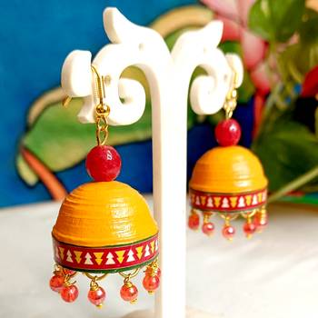 Quilled hanging  jhumkas 29 1