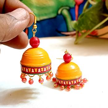 Quilled hanging  jhumkas 29 2