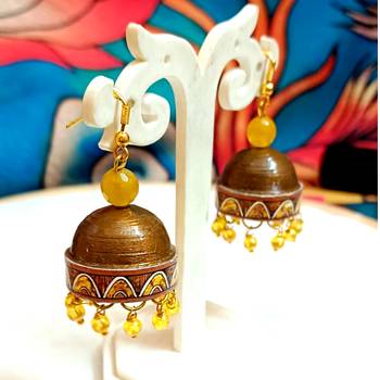 Quilled hanging  jhumkas 30 1
