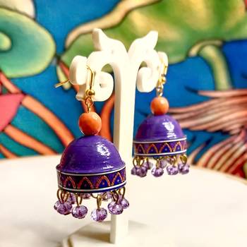 Quilled hanging  jhumkas 31 1