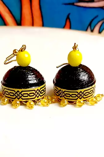 Quilled hanging  jhumkas 32