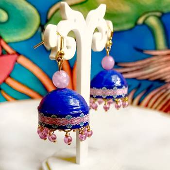 Quilled hanging  jhumkas 33 1
