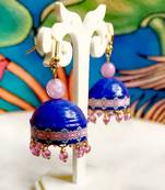 Quilled hanging  jhumkas 33
