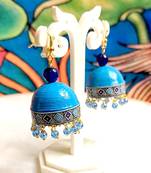 Quilled hanging  jhumkas 34
