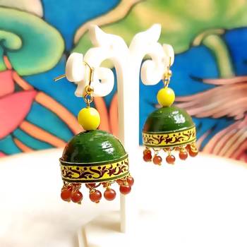 Quilled hanging  jhumkas 35 1