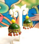 Quilled hanging  jhumkas 35