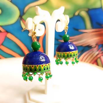Quilled hanging  jhumkas 36 1