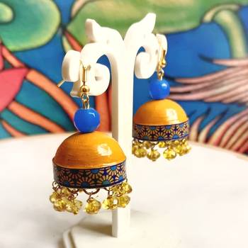 Quilled hanging  jhumkas 37 1