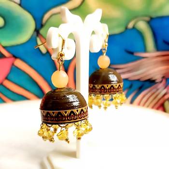 Quilled hanging  jhumkas 40 1