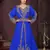 Royal Blue color Full Sleeves Handmade Moroccan Kaftan
