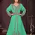 Sea Green color Full Sleeves Handmade Moroccan Kaftan 