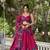 Women's Polyester Viscose Chanderi Lehenga Choli Set 