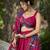 Women's Polyester Viscose Chanderi Lehenga Choli Set 