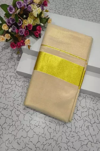Gold zari border