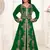 Dark Green color Full Sleeves Handmade Moroccan Kaftan 