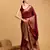 Women Maroon Kanjivaram Saree And Zari Work Rich Pallu Saree With Blouse For Women