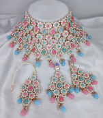 Multi heavy premium bridal designer jewellery set