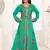 Sea Green color Full Sleeves Handmade Moroccan Kaftan 