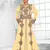Beige color Full Sleeves Handmade Moroccan Kaftan