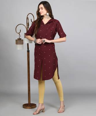 Anushil women cotton kurti|stylish, latest cotton kurti, top collection|trendy, short & stylish kurti & tops 5