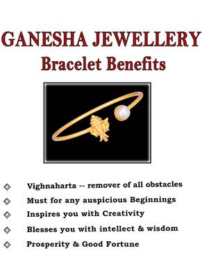 Handmade rakhi combo couple pair gold plated ganesha bracelet bangle rakhi set for bhaiya bhabhi 3