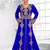 Royal Blue color Full Sleeves Handmade Moroccan Kaftan 