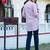 Women'S Floral Printed Short Kurti (White)
