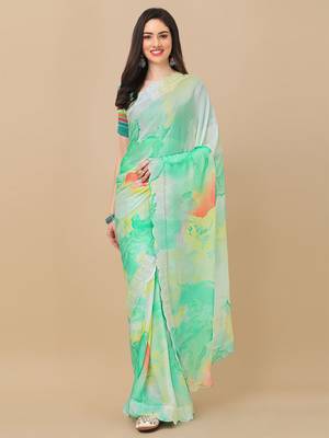 MANNEQUINE STONE WORK SAREE WITH STONE WORK BLOUSE 1