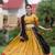 MUSTARD COLOR GAMTHI & MIRROR WORK COTTON SEMI-STITCHED CHANIYA CHOLI