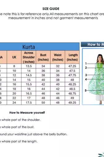 Women'S Plus Size Cotton Tie & Dye Printed Anarkali Kurta (Green)
