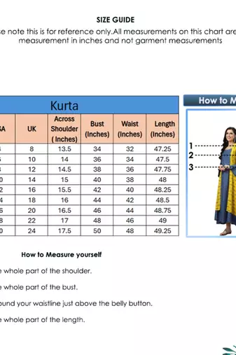 Women'S Plus Size Rayon Geometric Print Anarkali Kurti (Multi)