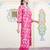 Women pink muslin pleated kurta & pant clothing set