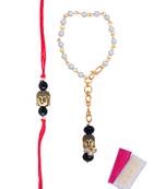 handmade buddha rakhi for brother, combo fancy design collection couple pair rakhi set