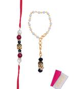 Handmade buddha rakhi for brother, combo pear fancy design collection couple pair rakhi set